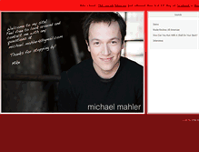 Tablet Screenshot of michaelmahler.com